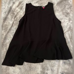 Vince Camuto XL asymmetrical hem black blouse / top ✨XL✨